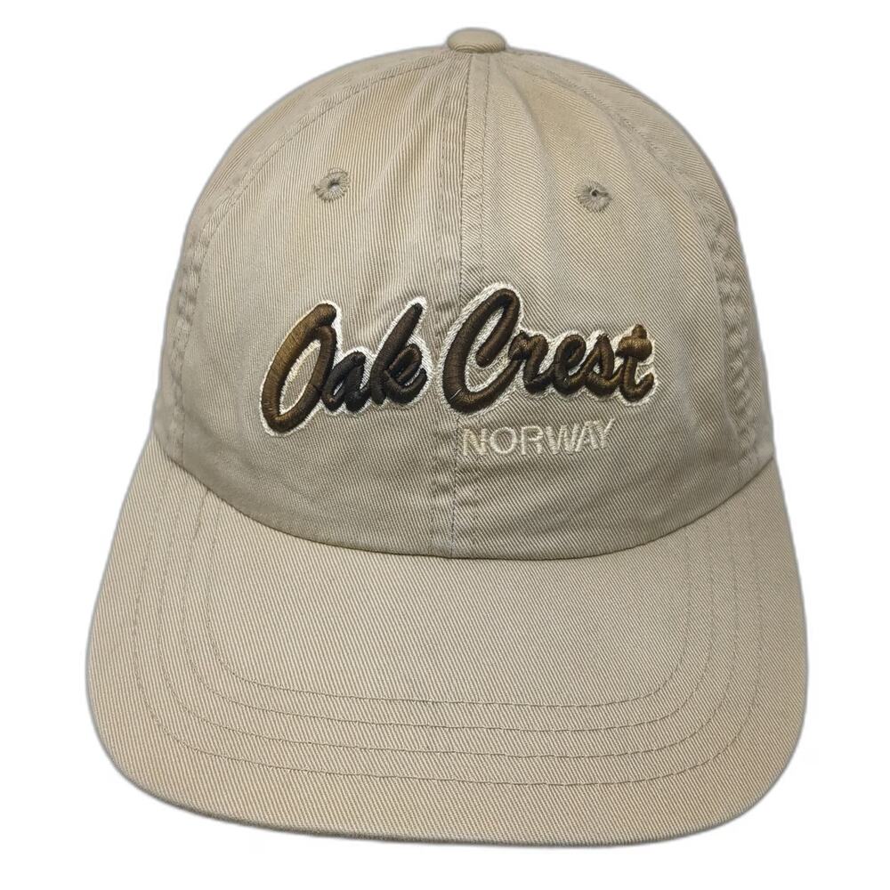 Imperial Baseball Cap Beige One Size Oak Crest Norway Hat Adjustable Cotton